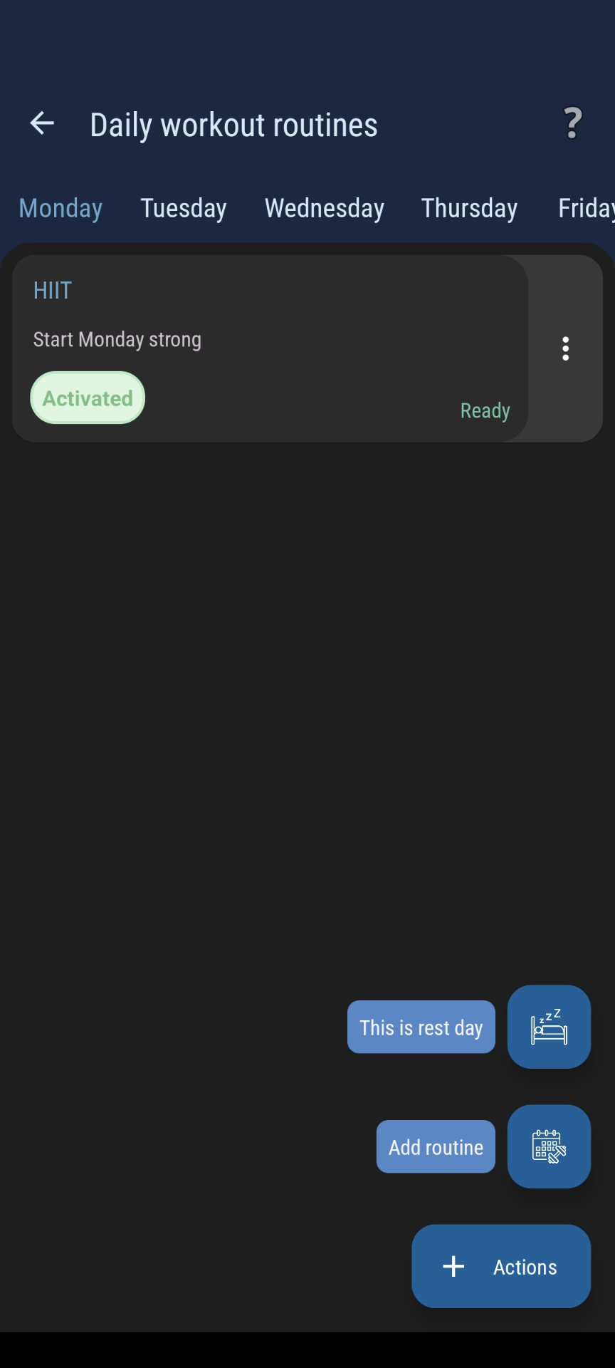 completed task